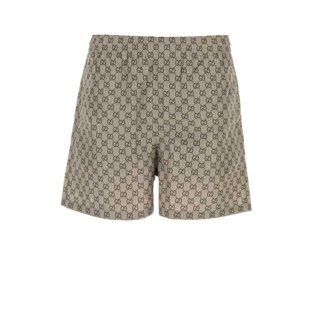 Gucci Men Printed Polyester Swimming Shorts